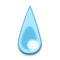 Droplet emoji on Samsung